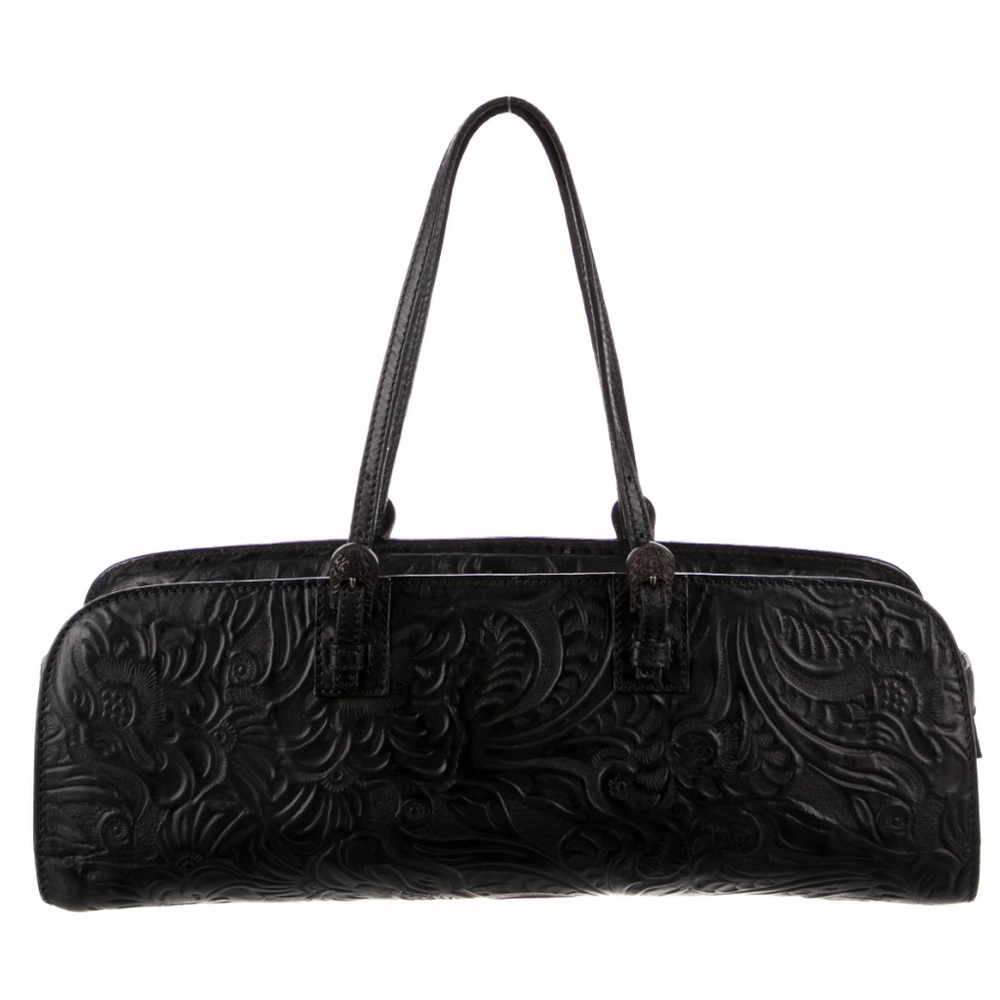Fendi Floral Embossed Baguette
